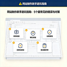 威海建站-网站制作新手避坑指南：5个最常见的错误与对策