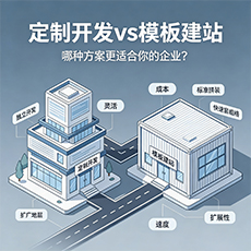 威海建站-定制开发vs模板建站:哪种方案更适合你的企业?