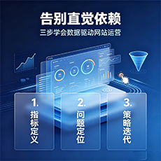 荣成建站-告别直觉依赖：三步学会数据驱动网站运营