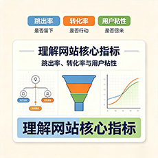 威海建站-理解网站核心指标：跳出率、转化率与用户粘性