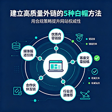 威海建站-建立高质量外链的5种白帽方法